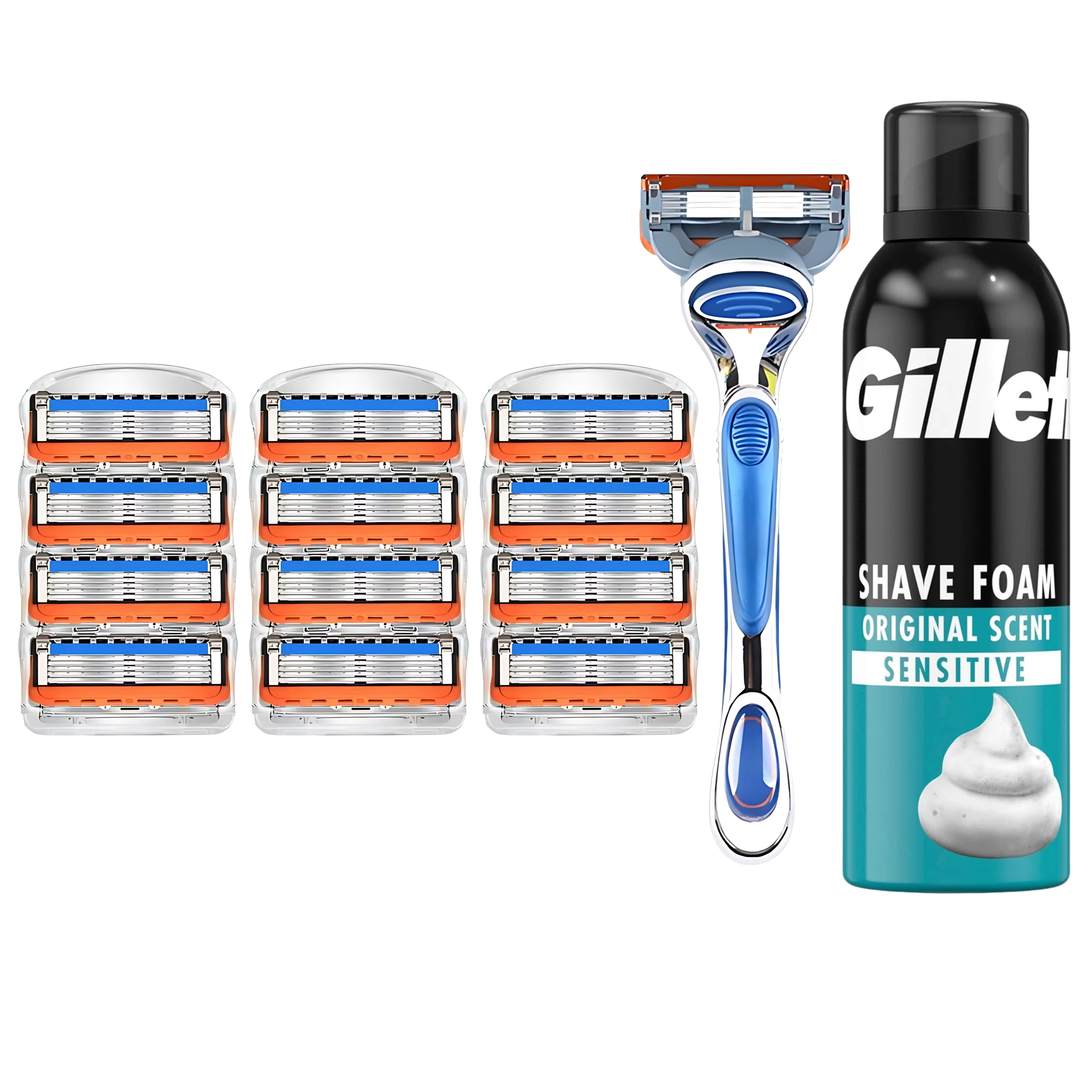 RASIERKLINGEN FÜR GILLETTE FUSION 5 PROGLIDE EDELSTAHL-KLINGEN ERSATZ RASIERER