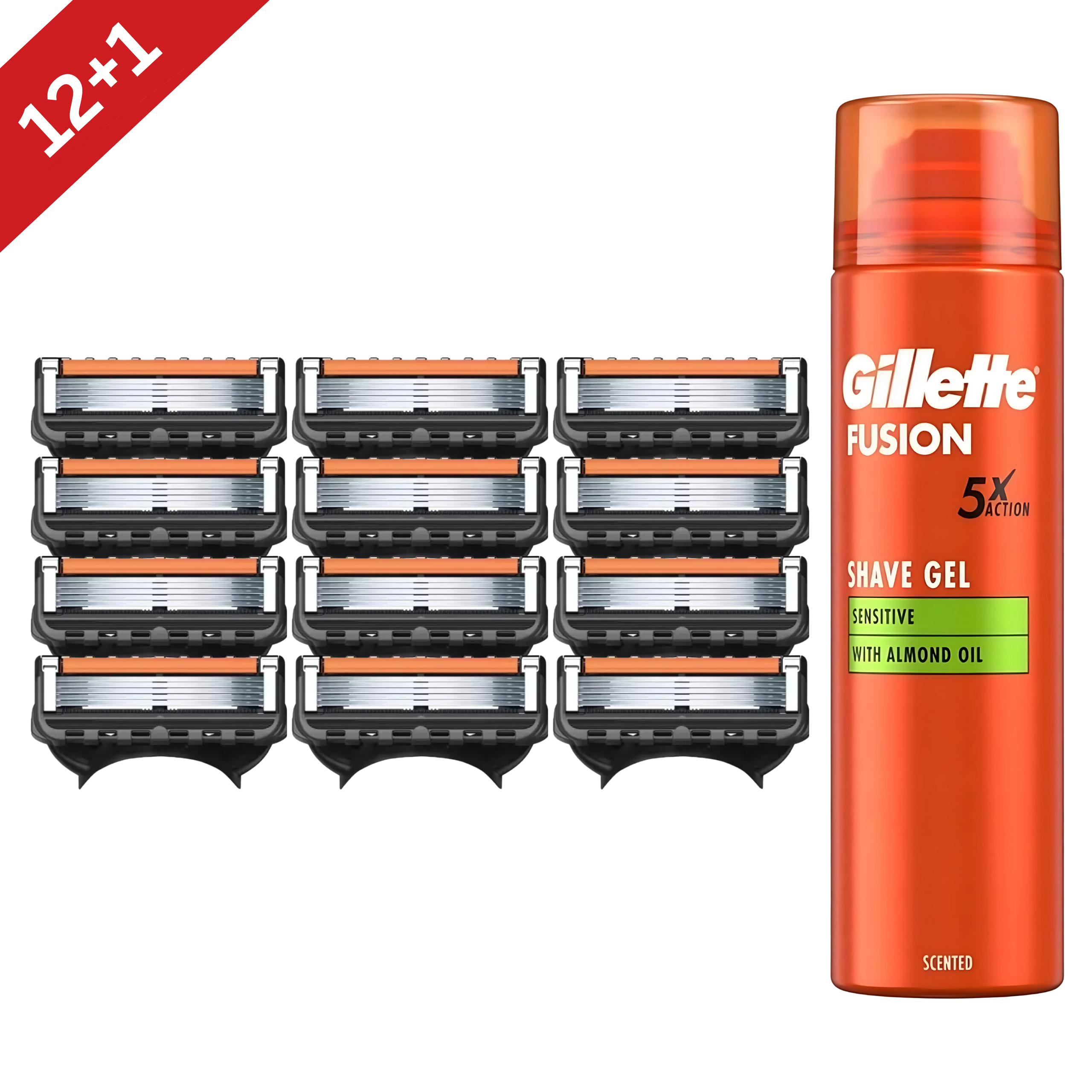 Rasierklingen Fusion 5 Proglide + Rasierschaum 200ml