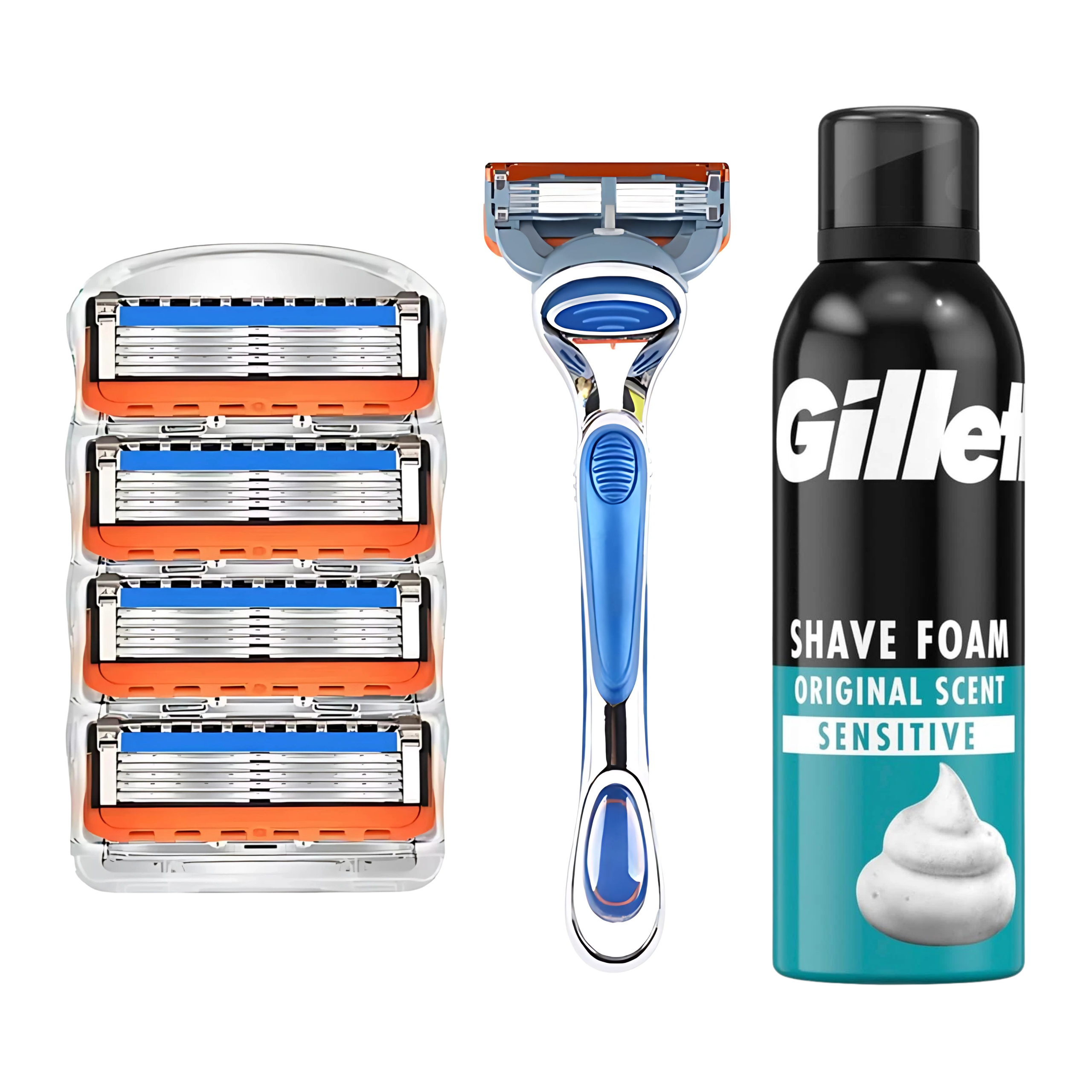 RASIERKLINGEN FÜR GILLETTE FUSION 5 PROGLIDE EDELSTAHL-KLINGEN ERSATZ RASIERER