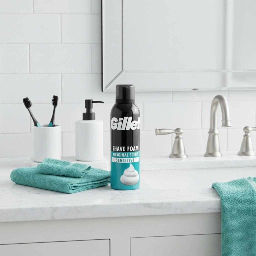 RASIERKLINGEN FÜR GILLETTE FUSION 5 ERSATZ KLINGEN + GRIFF + SCHAUM SET + STÄNDER