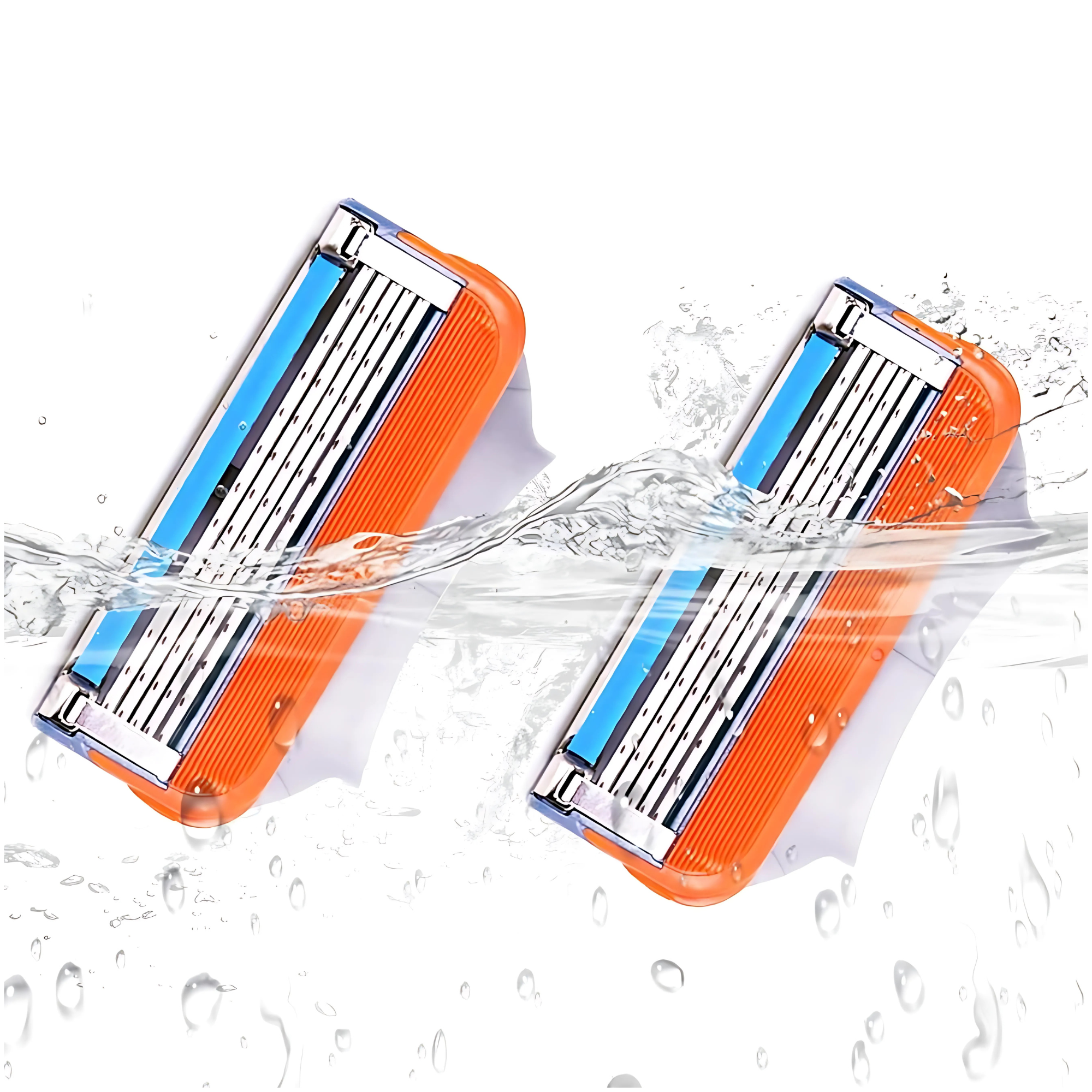 RASIERKLINGEN FÜR GILLETTE FUSION 5 EDELSTAHL-KLINGEN ERSATZ
