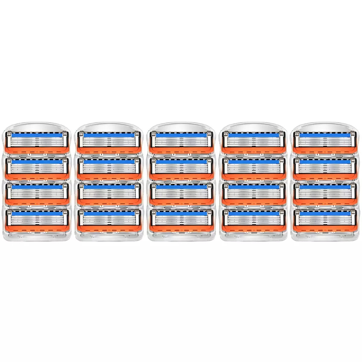 RASIERKLINGEN FÜR GILLETTE FUSION 5 EDELSTAHL-KLINGEN ERSATZ