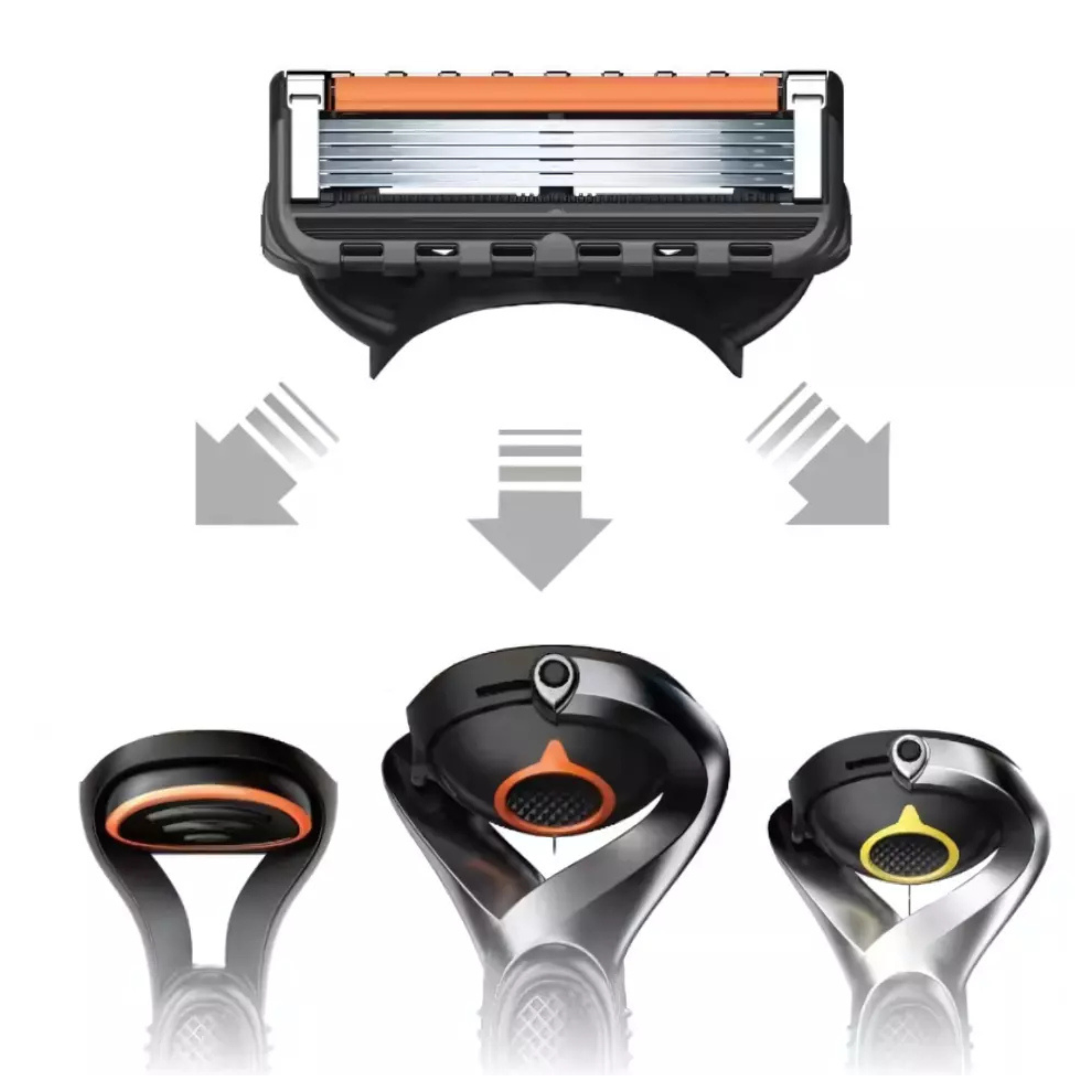 Rasierklingen Fusion 5 Proglide + Rasierschaum 200ml