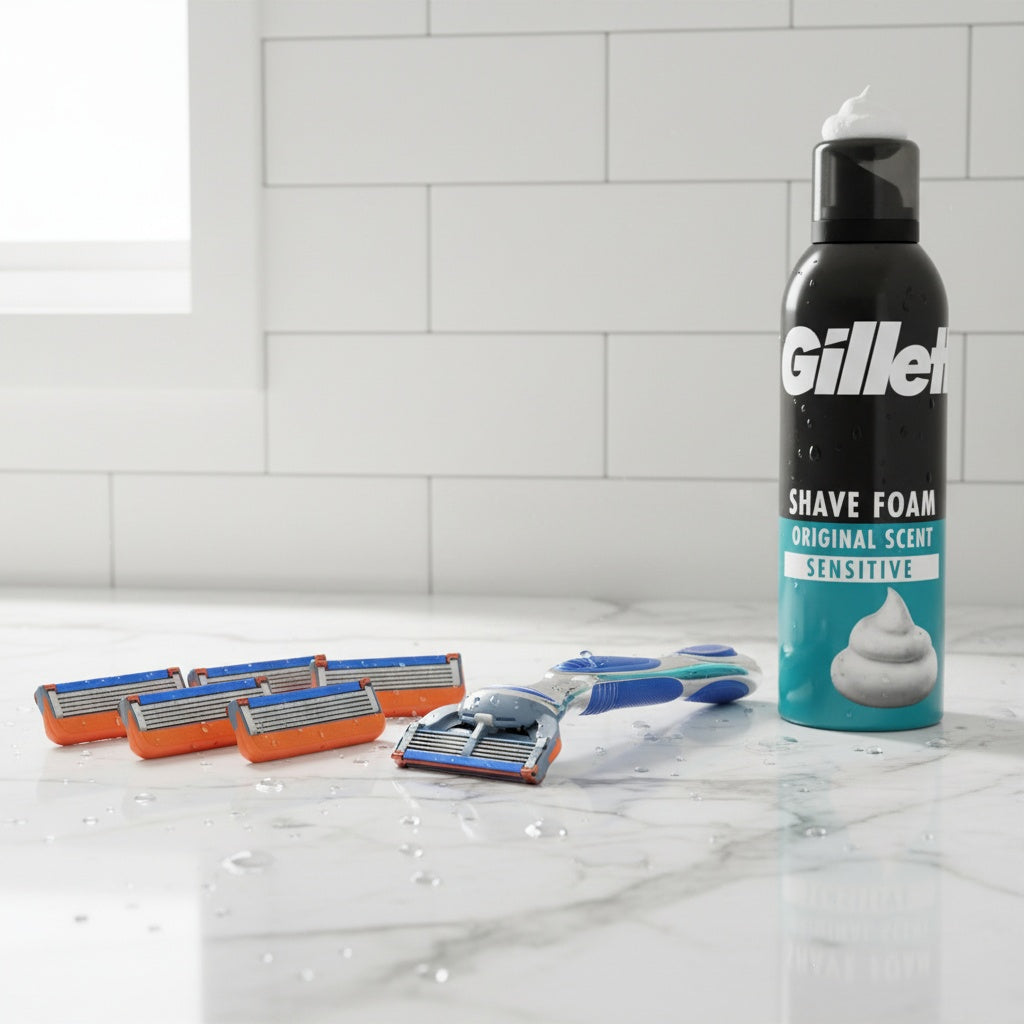 RASIERKLINGEN FÜR GILLETTE FUSION 5 PROGLIDE EDELSTAHL-KLINGEN ERSATZ RASIERER