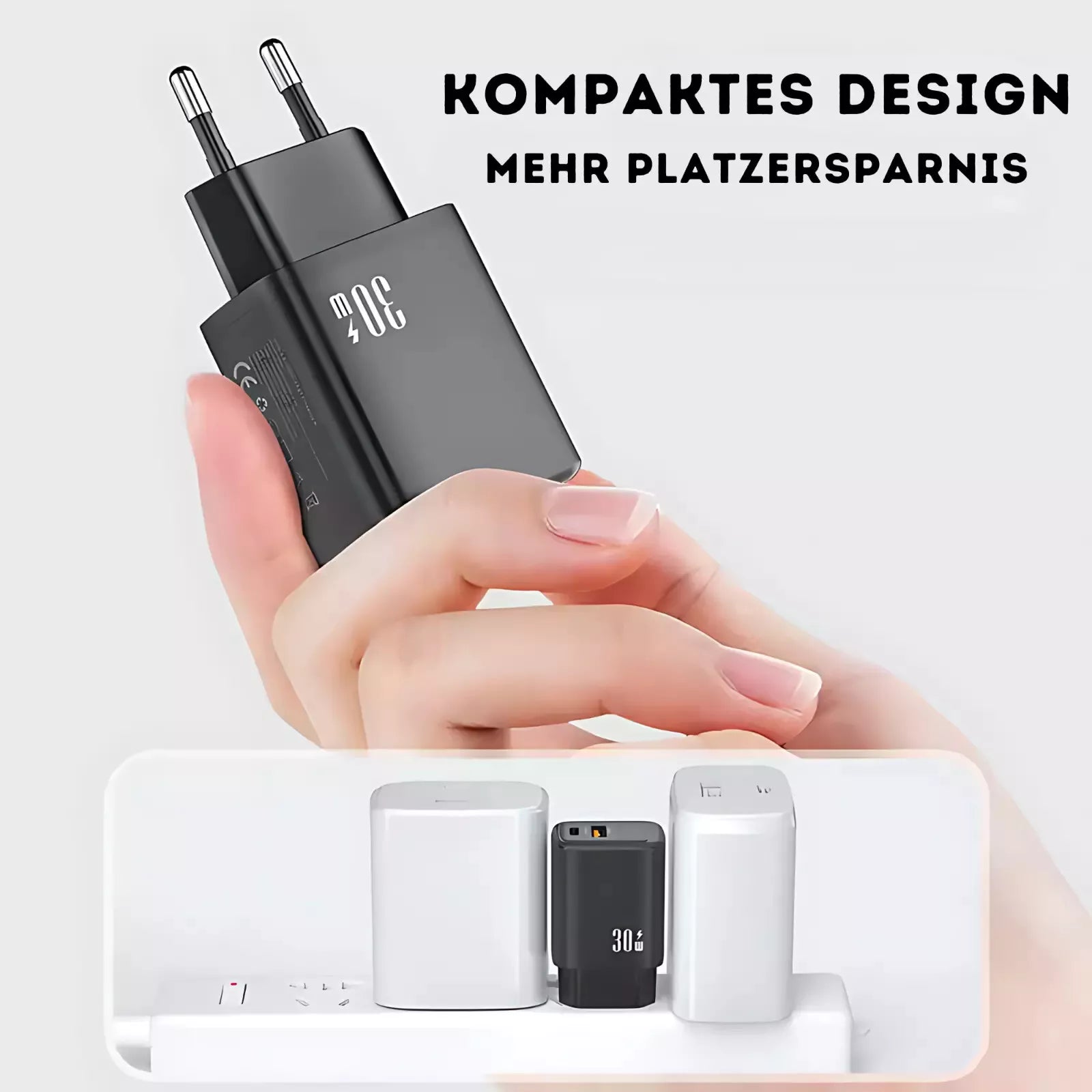 30W Ladegerät 60W Schnellladekabel für iPhone 15/Plus/Pro/Pro Max USB C Adapter